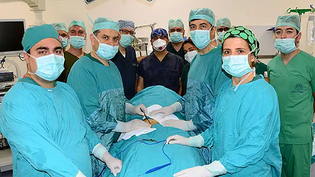 Yeni yerinde ilk ameliyat yapıldı