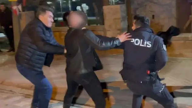 Yeni yılın ilk saatlerinde Aksaray'daki hareketli dakikalar kamerada
