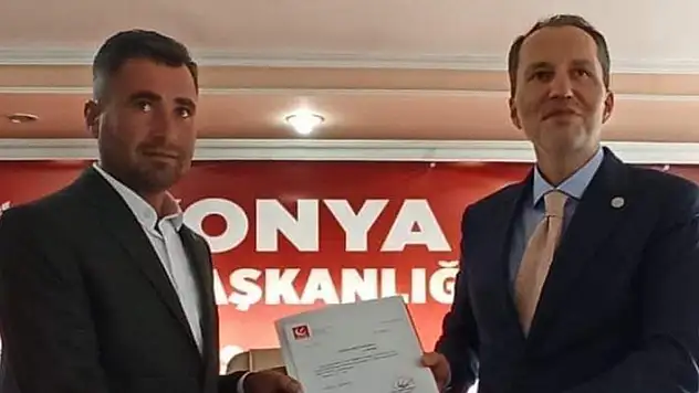 Yeniden Refah Partisi Altınekin İlçe Başkanı Osman Cankurt istifa etti