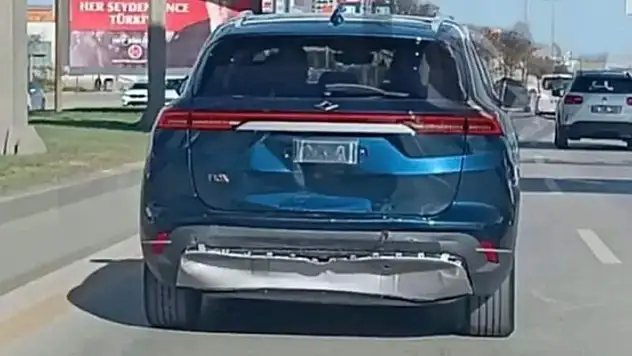 Yerli otomobil Togg'un ilk kazası Ankara'da yaşandı