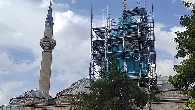 Yeşil kubbe artık görünecek, iskeleler sonunda sökülüyor