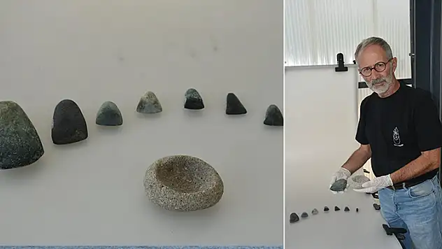 Yeşilova Höyüğü'nde Ege'nin ilk sakinlerinin 'çalışan' bir topluluk olduğu gösteren buluntular

