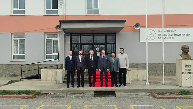 Yiğit, Karatay İlçesindeki okulları ziyaret etti