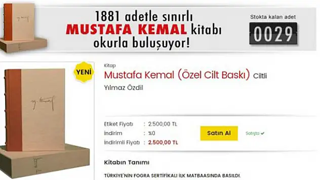 Yılmaz Özdil'in kitabı dört saatte tükendi