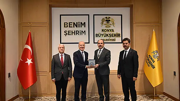 YÖK Başkanı Özvar, Başkan Altay'ı ziyaret etti