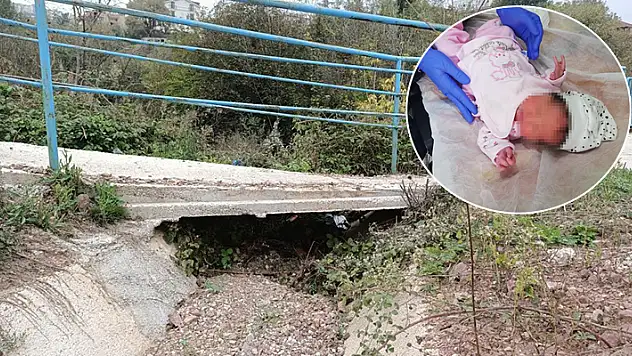 Yok böyle vicdansızlık! 1 haftalık bebeği su kanalına bırakan annesiymiş
