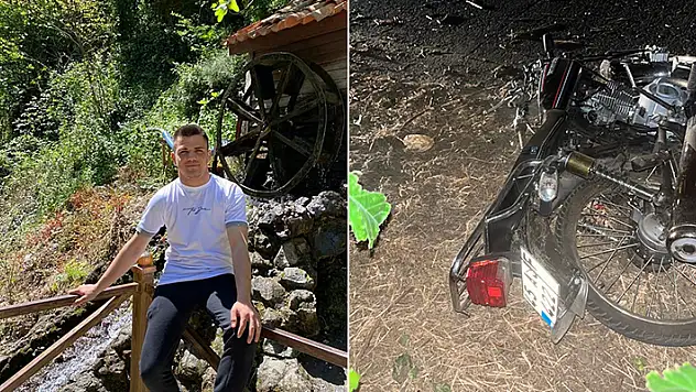 Yol kenarındaki ağaca çarpan motosikletin sürücüsü öldü
