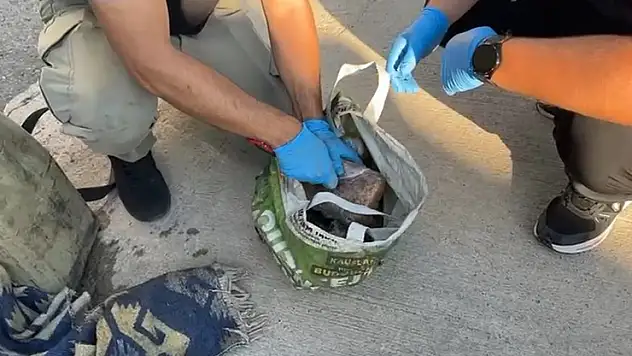 Yolcu otobüsünde 'pul biber' ile kaplanmış 7 kilo eroine 2 tutuklama