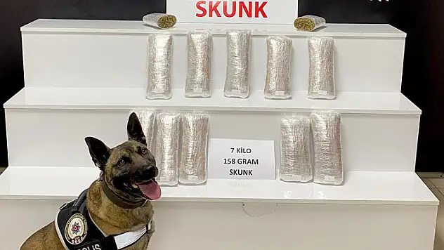 Yolcunun çantasında 1,5 milyon TL değerinde uyuşturucu bulundu
