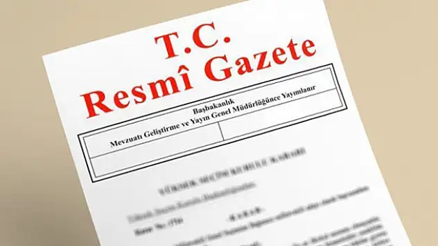 Yönetmelik değişikliği Resmi Gazete'de