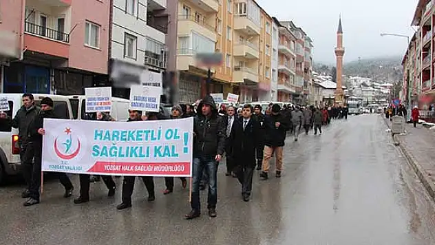 Yozgat'ta sağlıklı yaşam yürüyüşü