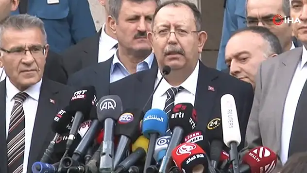 YSK Başkanı Ahmet Yener yayın yasağının kaldırıldığını duyurdu

