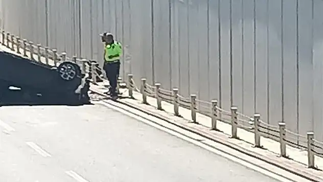 Yüksek Hızlı Tren Alt Geçidi'nde kaza