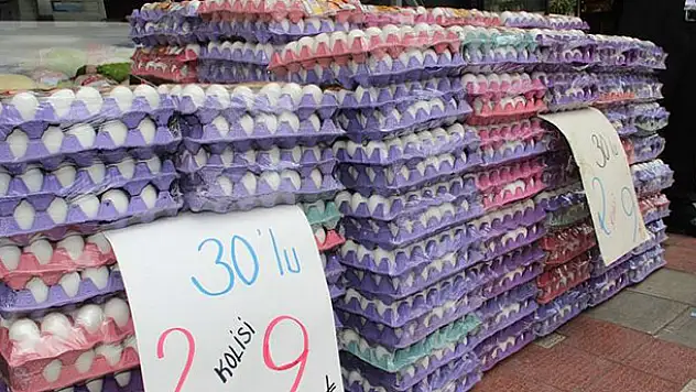 Yumurtanın kolisi 4.5 liraya kadar düştü