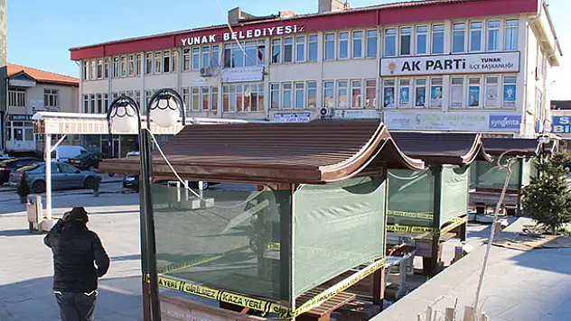 Yunak'ta Kovid-19 önlemleri