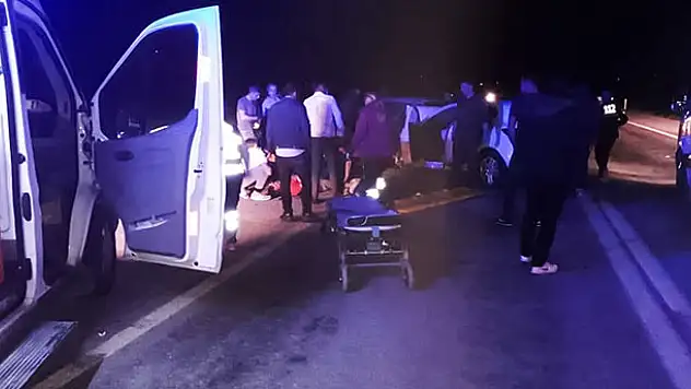 Yunak'ta trafik kazası: 6 yaralı