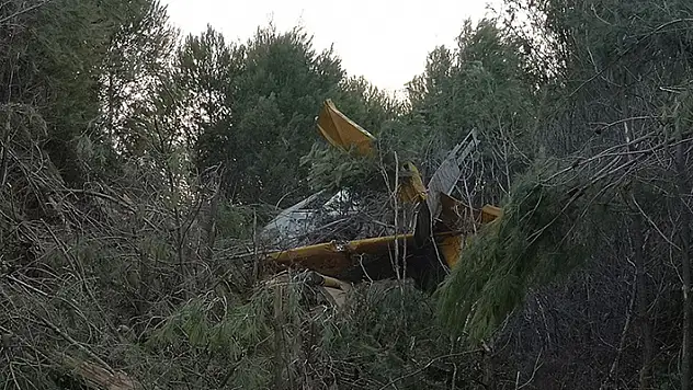 Yunanistan'ın Zakinthos Adası'nda yangın söndürme uçağı düştü
