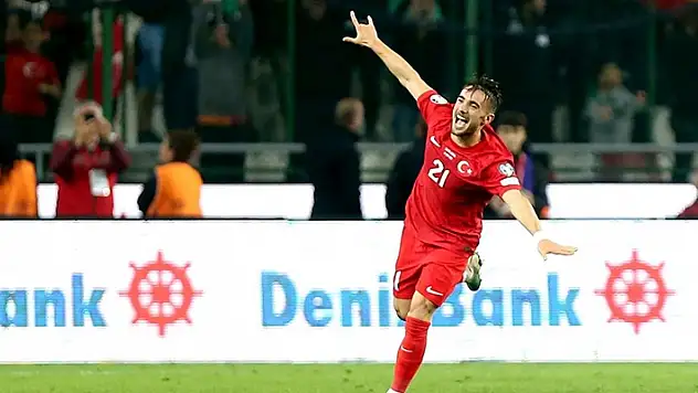 Yunus Akgün'ün Letonya'ya attığı gol, haftanın en iyisine aday

