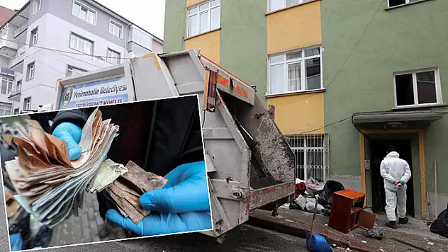 Zabıta şoke oldu! Bu evden 3 ton çöp, tomar tomar para çıktı