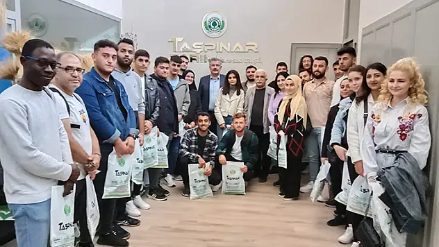 Ziraat mühendisi adaylarından Taşpınar'a ziyaret
