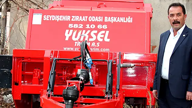 Ziraat odasından çiftçilere makine desteği