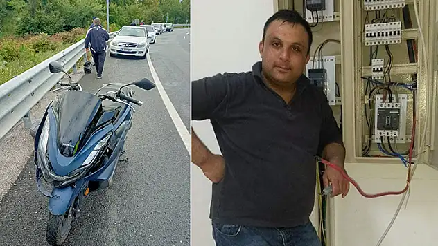 Zonguldak'ta hafif ticari aracın çarptığı motosikletin sürücüsü öldü

