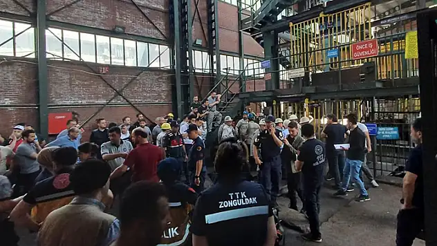 Zonguldak'ta maden ocağında göçük
