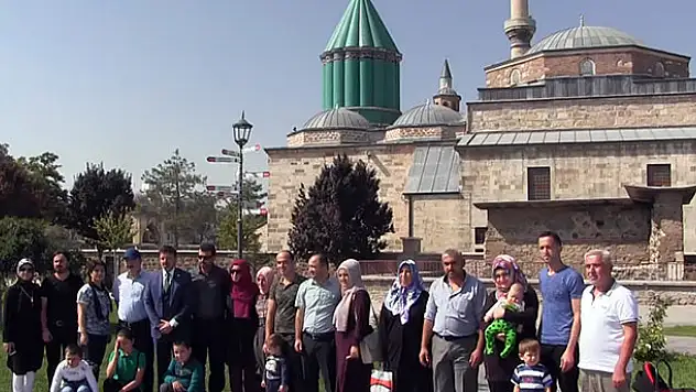 Zonguldaklı madenciler Mevlana Müzesi'nde