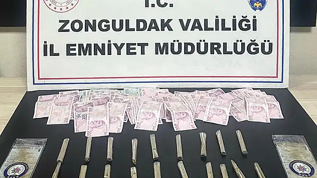 Zonguldak'ta uyuşturucu operasyonu: 3 tutuklama