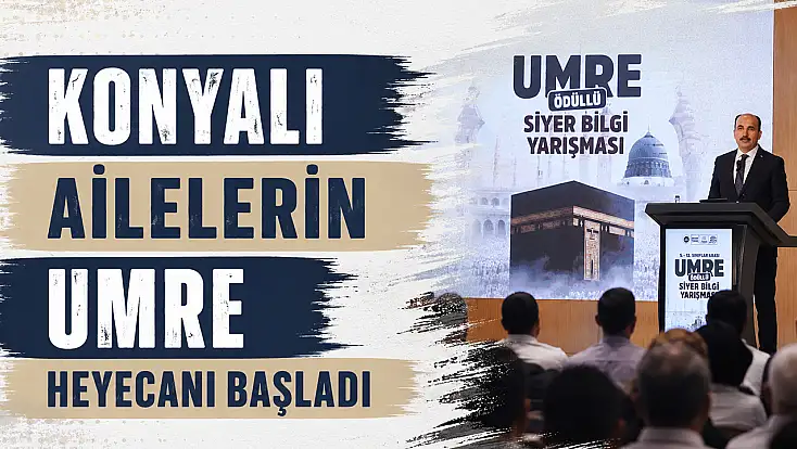 Büyükşehir'den anlamlı ödül: Konyalı ailelerin umre heyecanı başladı
