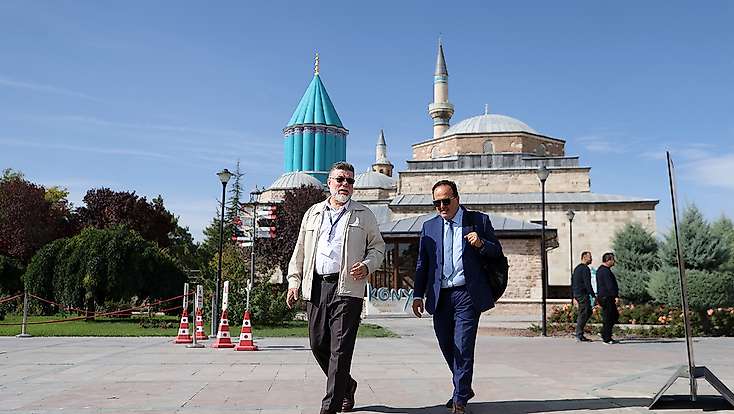 Fas’tan Konya’ya geldi! Mevlana’yla ilgili hedefi dikkat çekti