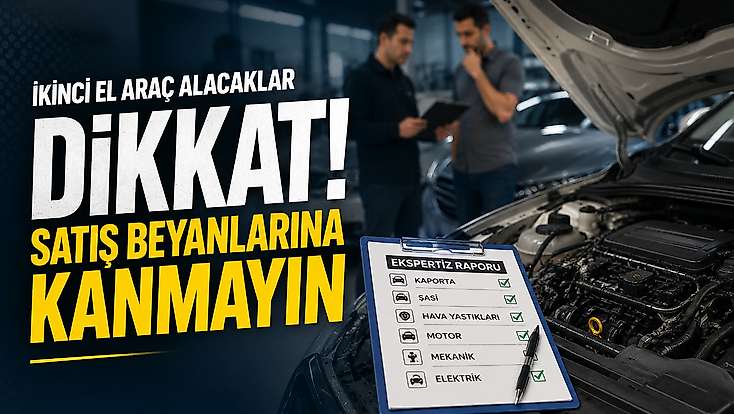 İkinci el araç alacaklar dikkat' Kazasız yalanına kanmayın