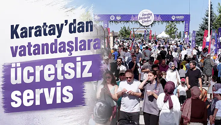 Karatay’dan vatandaşlara ücretsiz servis