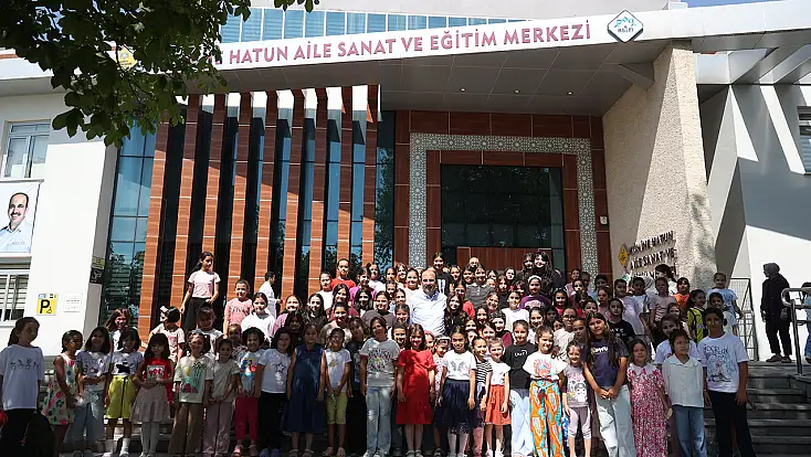 Konya Büyükşehir'in yaz kurslarında öğrenciler eğlenerek öğreniyor