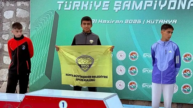 Konya Büyükşehirli İsmail, Türkiye şampiyonluğuna imza attı