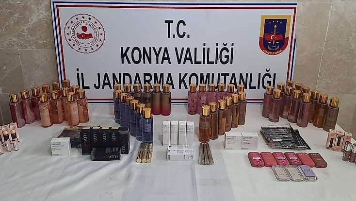 Konya’da 915 bin liralık kaçak ürün ele geçirildi