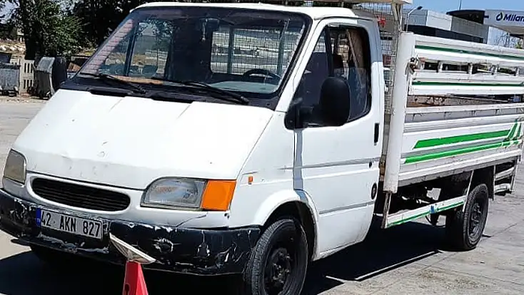 Konya'da çalınan araçtan ilginç detay: Yakıtı bitince kaçtılar