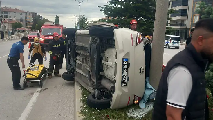 Konya'da can pazarı! Araçta sıkıştı