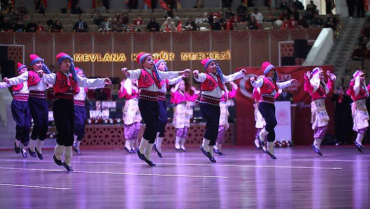 Konya'da Cumhuriyet Bayramı coşkusu