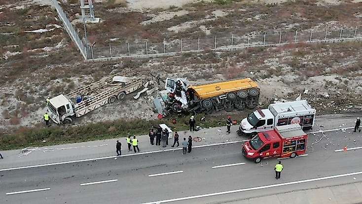 Konya'da feci kaza: 1 ölü, 1 yaralı