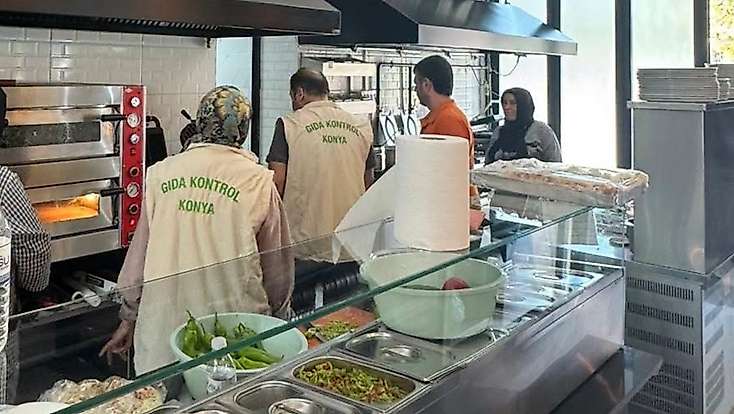 Konya'da gıda denetimleri sürüyor: İşletmeler tek tek kontrol edildi