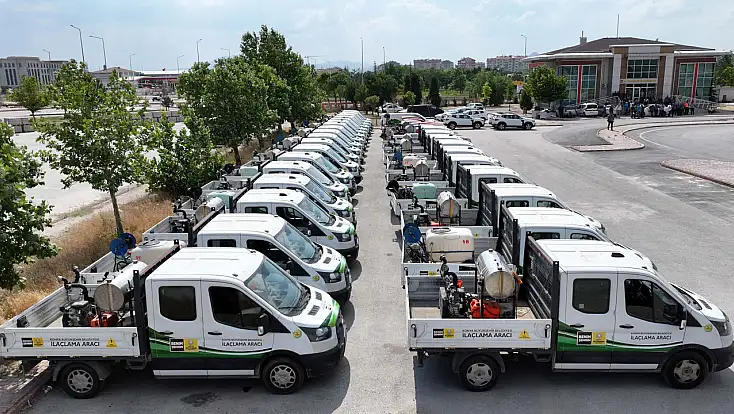 Konya'da haşereye savaş açıldı! 40 ekip sahada
