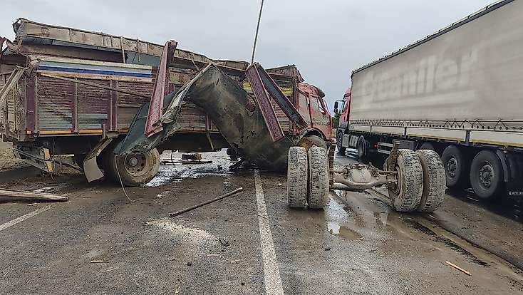Konya’da yağmur kazayı beraberinde getirdi