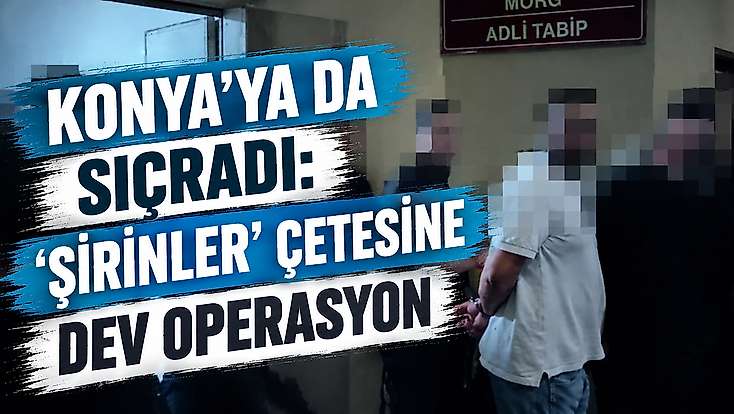 Konya dahil 5 ilde 'Şirinler' çetesine darbe: 16 kişi tutuklandı