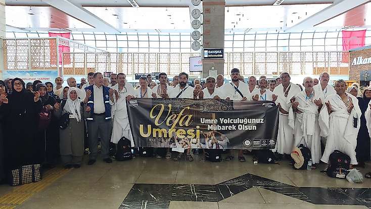 Konya'daki ilk kafile kutsal topraklara uğurlandı