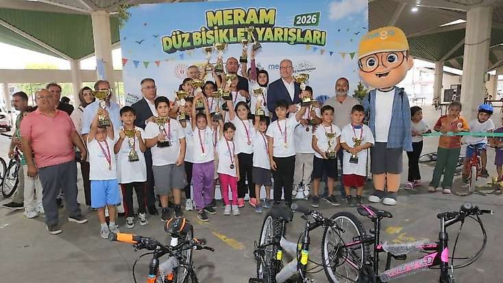 Konya Meram’da genç pedallar ödüllendirildi