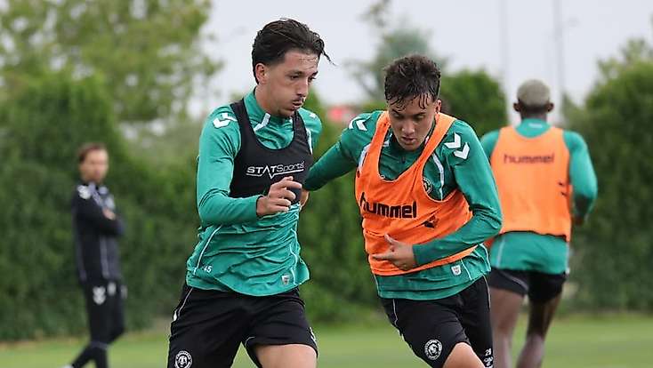 Konyaspor bugün çalıştı, yarın izinli