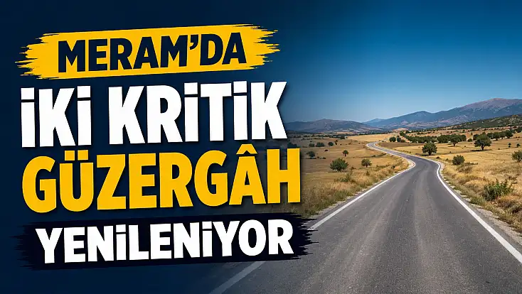 Meram'da iki kritik güzergah yenileniyor
