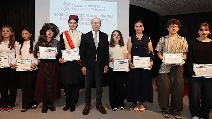 Selçuklu’da geleceğin yetenekleri mezun oldu