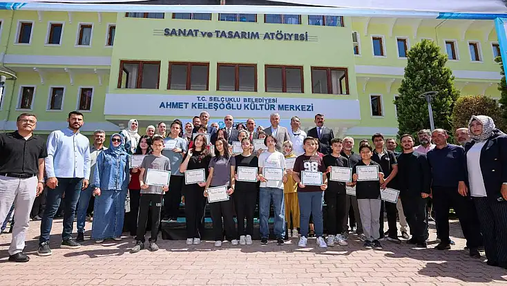 Selçuklu Sanat Atölyesi’nde yıl sonu coşkusu